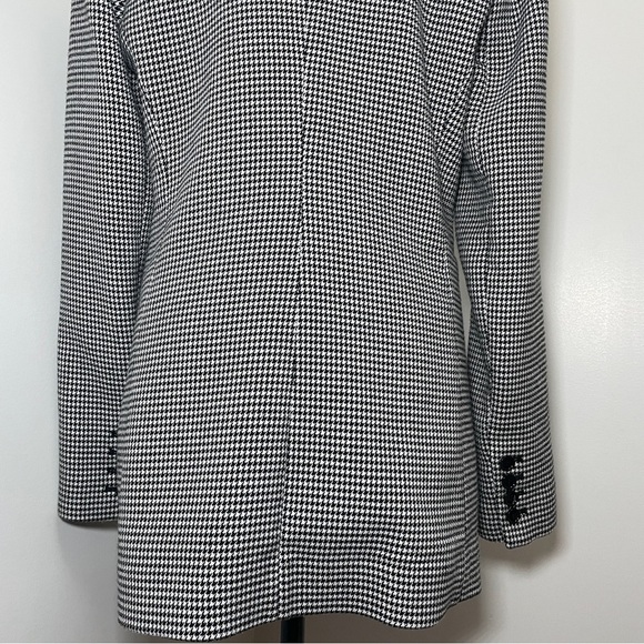 Favorite Daughter- THE PHOEBE BLAZER Black And White Houndstooth Size Medium - Picture 13 of 15